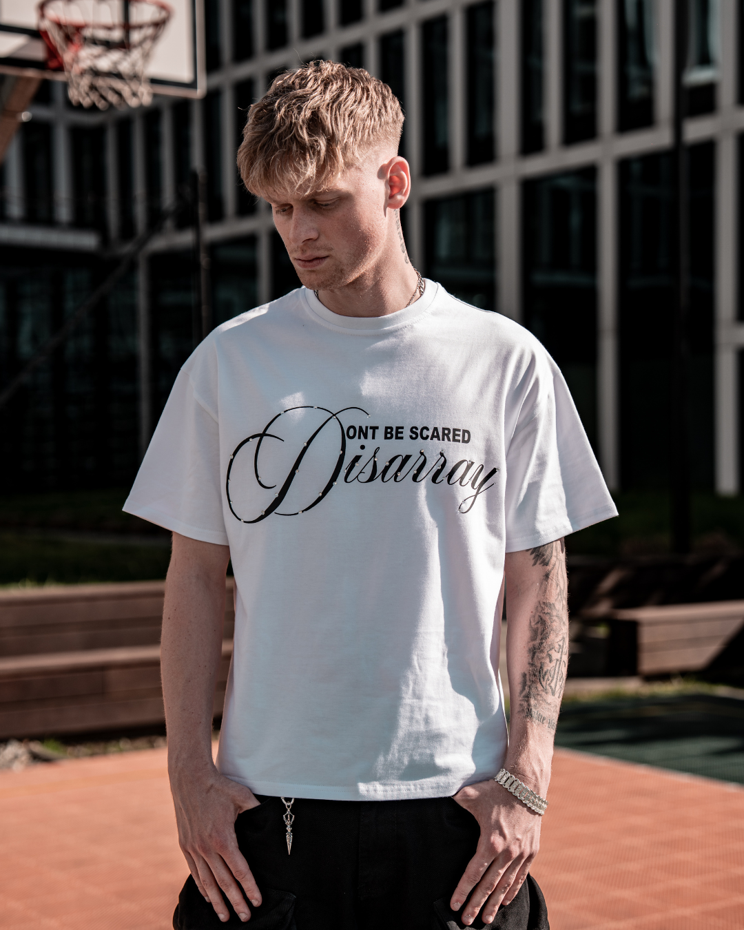 T-SHIRT DONT BE SCARED (WHITE)